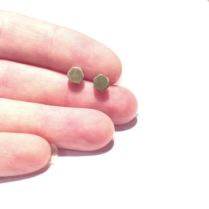 Mini studs hexagon - Afbeelding 2