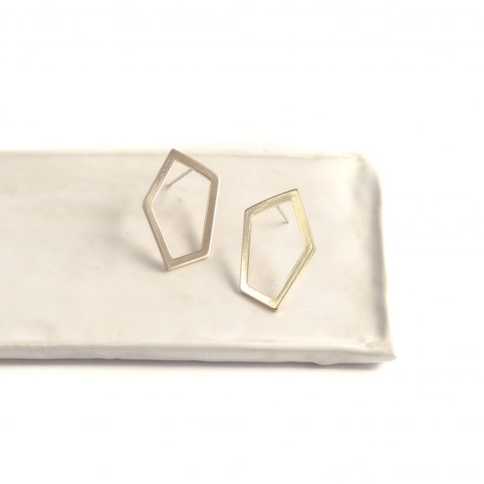 Brass open hooked studs - Afbeelding 5