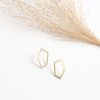 Brass open hooked studs - Afbeelding 2