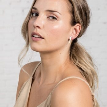 Brass rectangle studs - Afbeelding 6