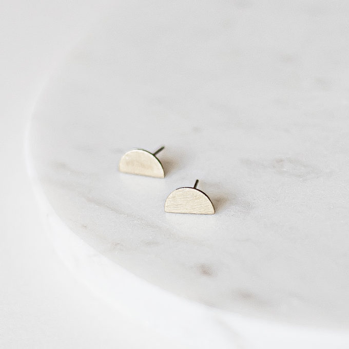 Brass half moon mini