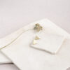 Brass triangle studs
