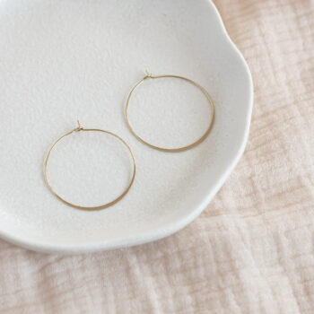 ～ Limited series ～ minimal hoops thin round