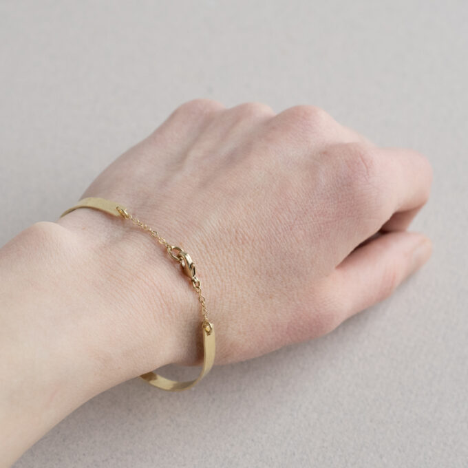 Small hammered bracelet - Afbeelding 4