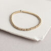 Stretchy brass bracelet