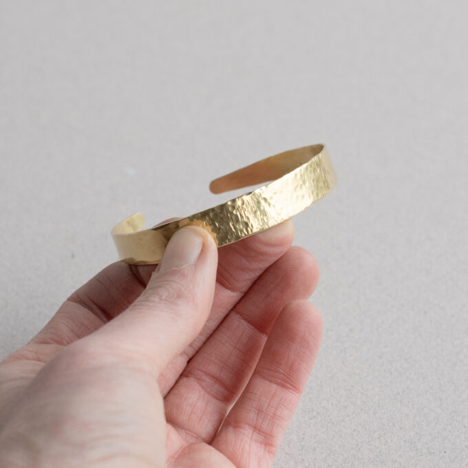 Bracelet hammered - Afbeelding 2