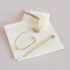Brass hair barette - Hammered oval - Afbeelding 9