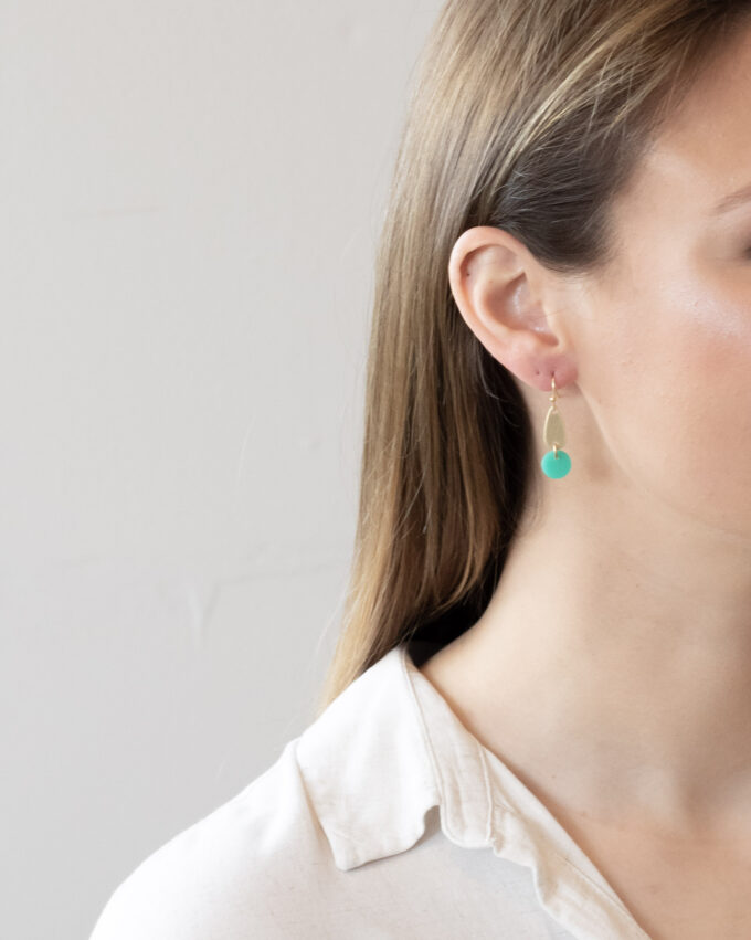 Tiny dot & droplet earrings - Tinted Essentials - Afbeelding 4