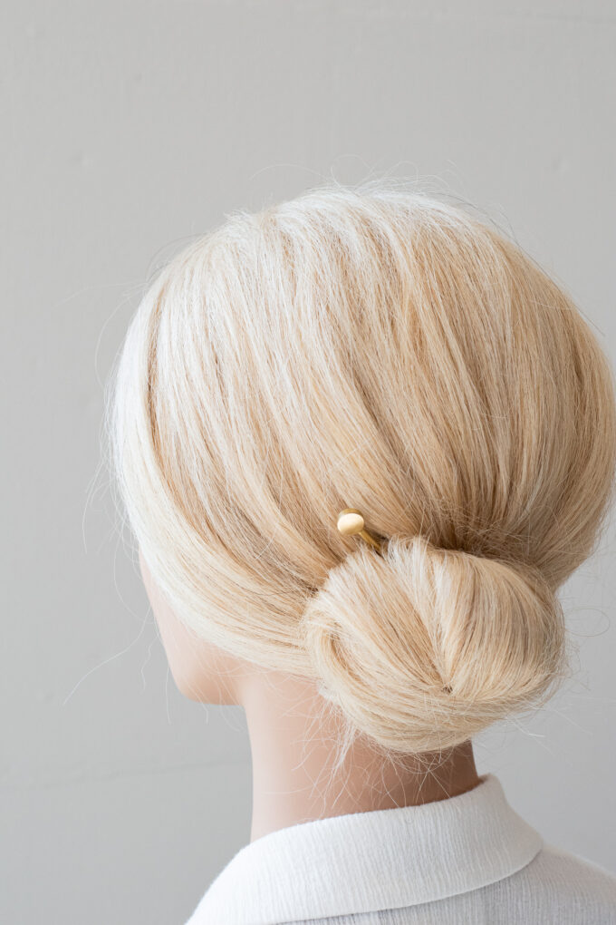 Brass hair stick - Full moon - Afbeelding 3