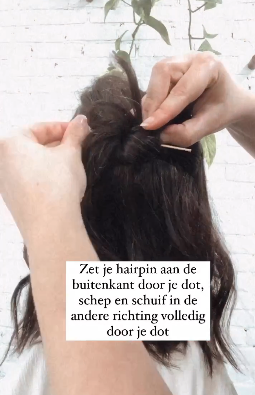 hairstick bij kort haar