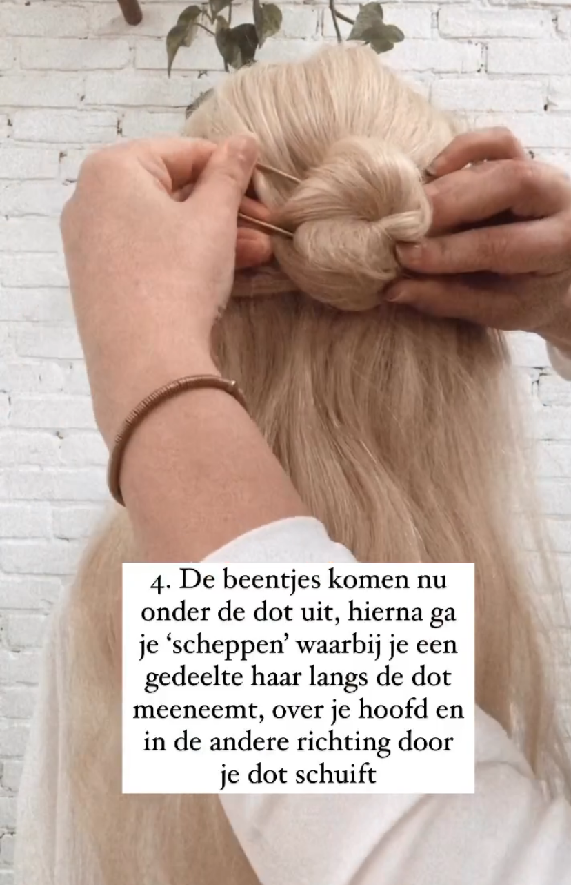 scheptechiek halfopgestoken