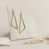The hammered Aztec dangles