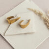 Brass gypsy hoops - Afbeelding 4