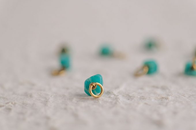 Amazonite - Losse bedeltjes gemstones - Afbeelding 2