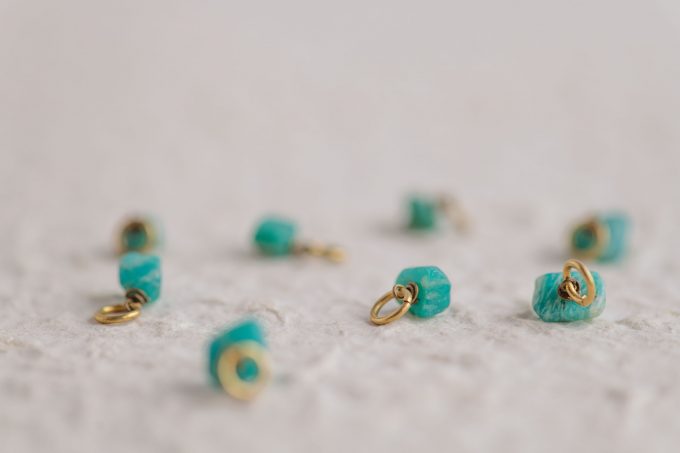 Amazonite - Losse bedeltjes gemstones - Afbeelding 8