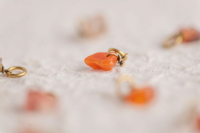Carnelian - Losse bedeltjes gemstones - Afbeelding 2