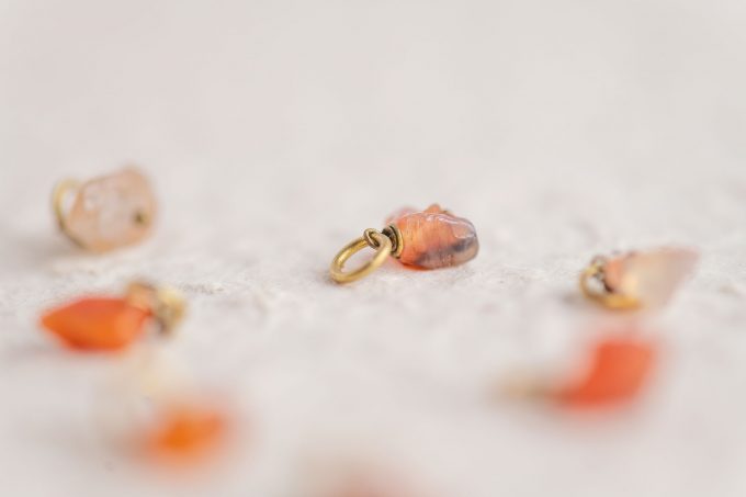 Carnelian - Losse bedeltjes gemstones - Afbeelding 6