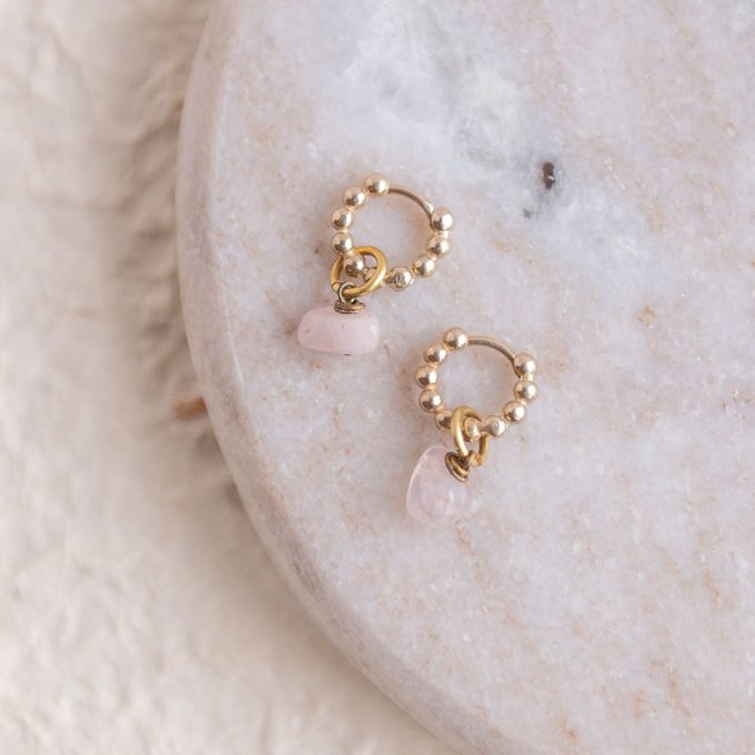Rose Quartz - Losse bedeltjes gemstones - Afbeelding 3
