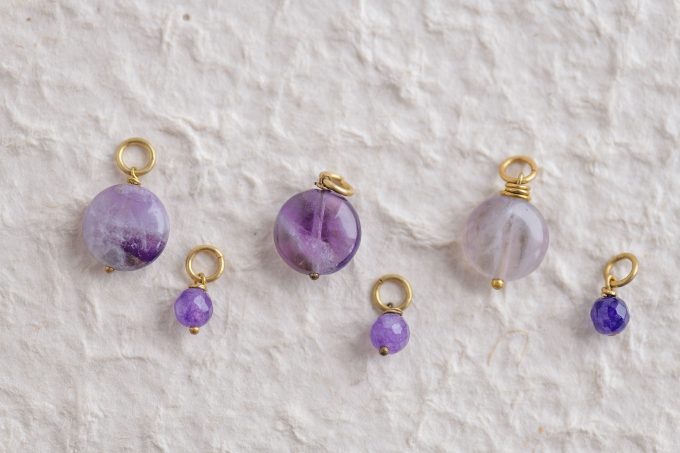 Amethyst - Losse bedeltjes set - Afbeelding 6