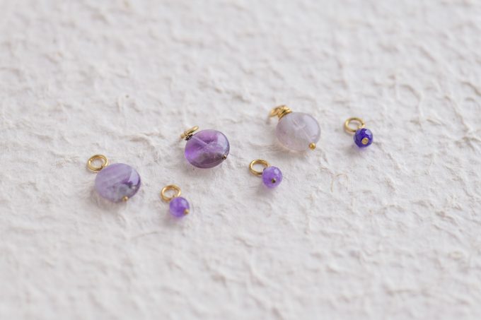 Amethyst - Losse bedeltjes set - Afbeelding 4