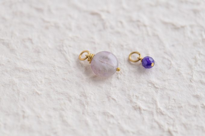Amethyst - Losse bedeltjes set