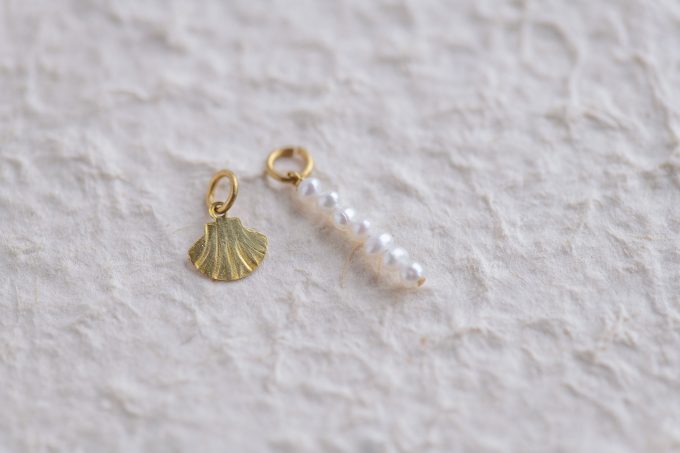 Shell + Pearls - Losse bedeltjes set - Afbeelding 3