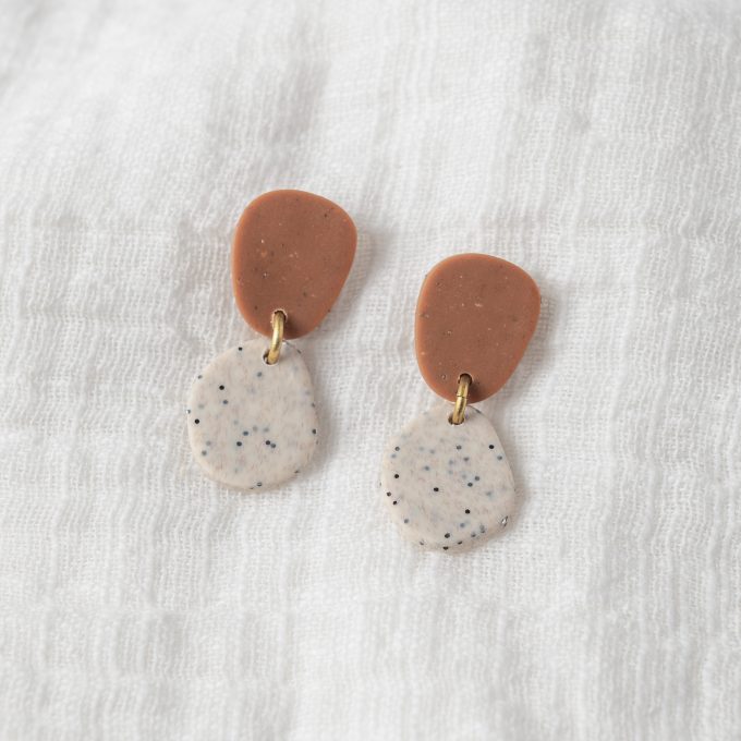Clay duo - pebble