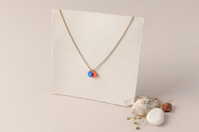 clay charms- tiny round