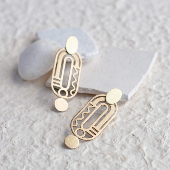 Pattern Earring