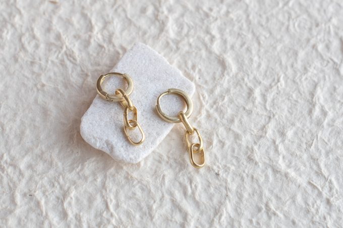 linked charm hoops